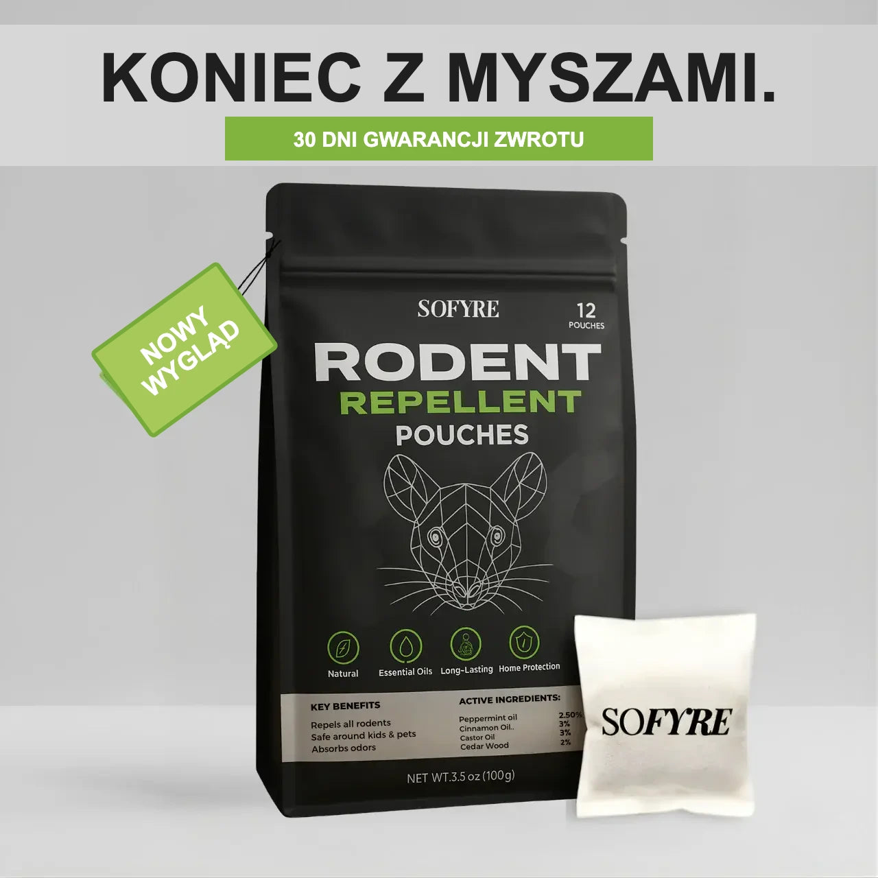 Saszetki odstraszające gryzonie Solewise