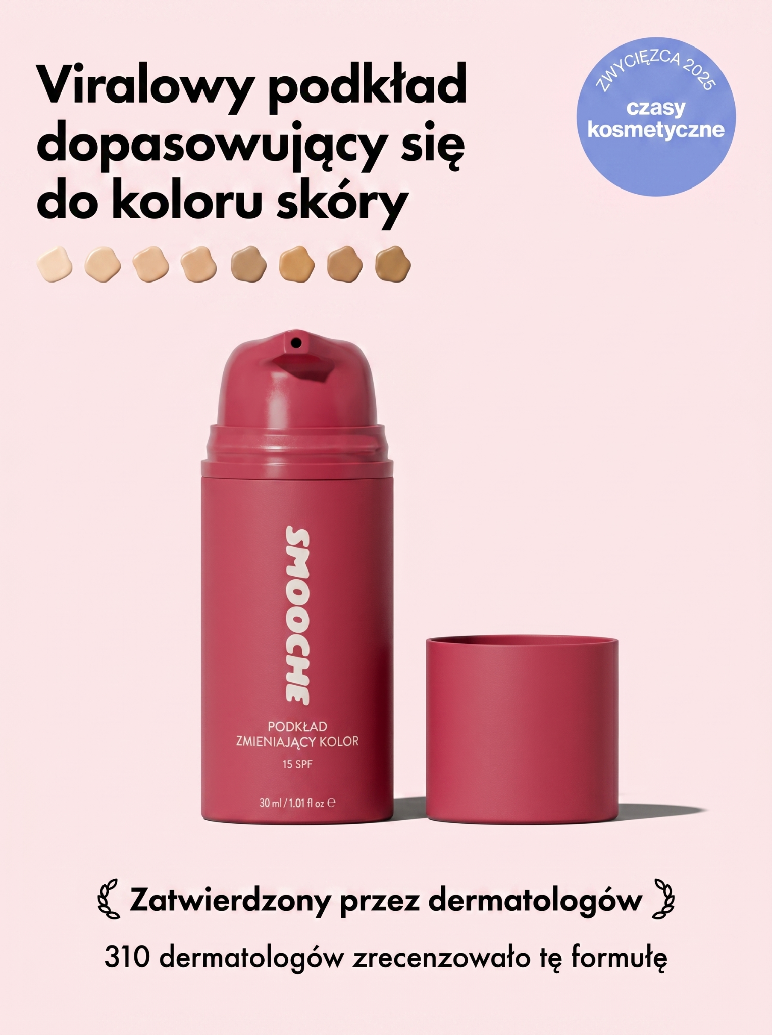 Viralowy podkład dopasowujący się do koloru skóry