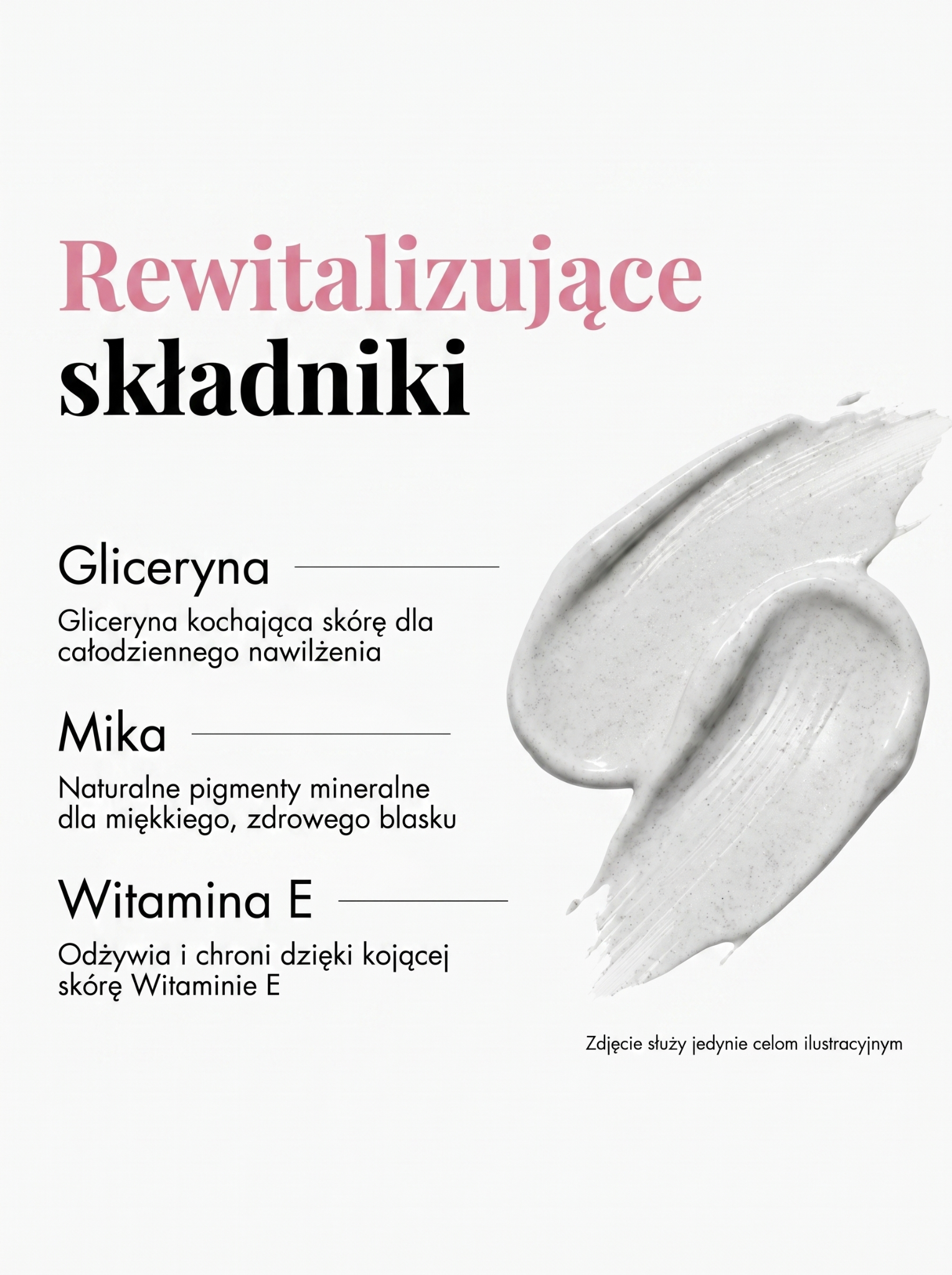 Rewitalizujące składniki podkładu